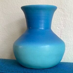 Van Briggle midcentury ombre ceramic bud vase